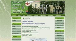 Desktop Screenshot of dozsaiskola.hu