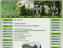 Tablet Screenshot of dozsaiskola.hu
